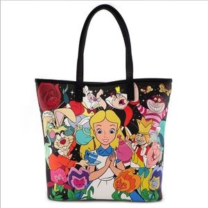 NWT Loungefly Alice in Wonderland Tote